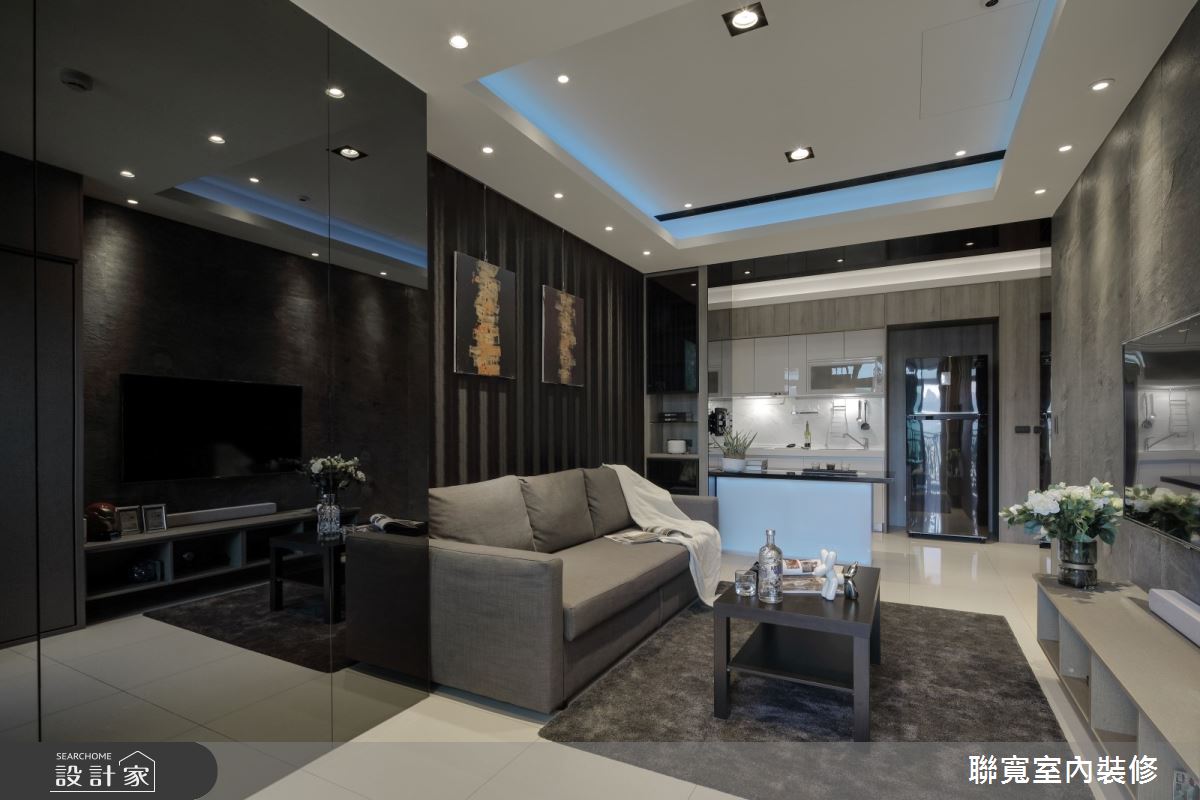 14坪預售屋＿現代風客廳案例圖片＿聯寬室內裝修有限公司＿聯寬_25之5