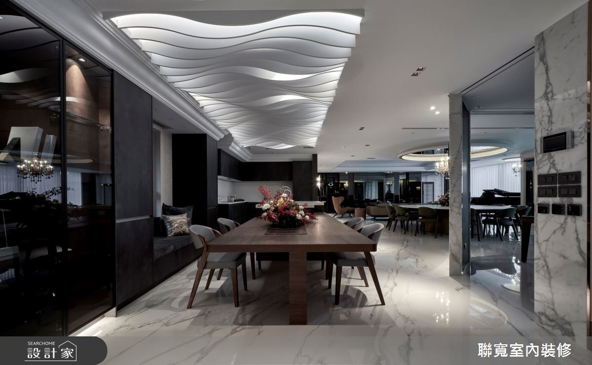 90坪新成屋(5年以下)＿混搭風中島案例圖片＿聯寬室內裝修有限公司＿聯寬_28之15