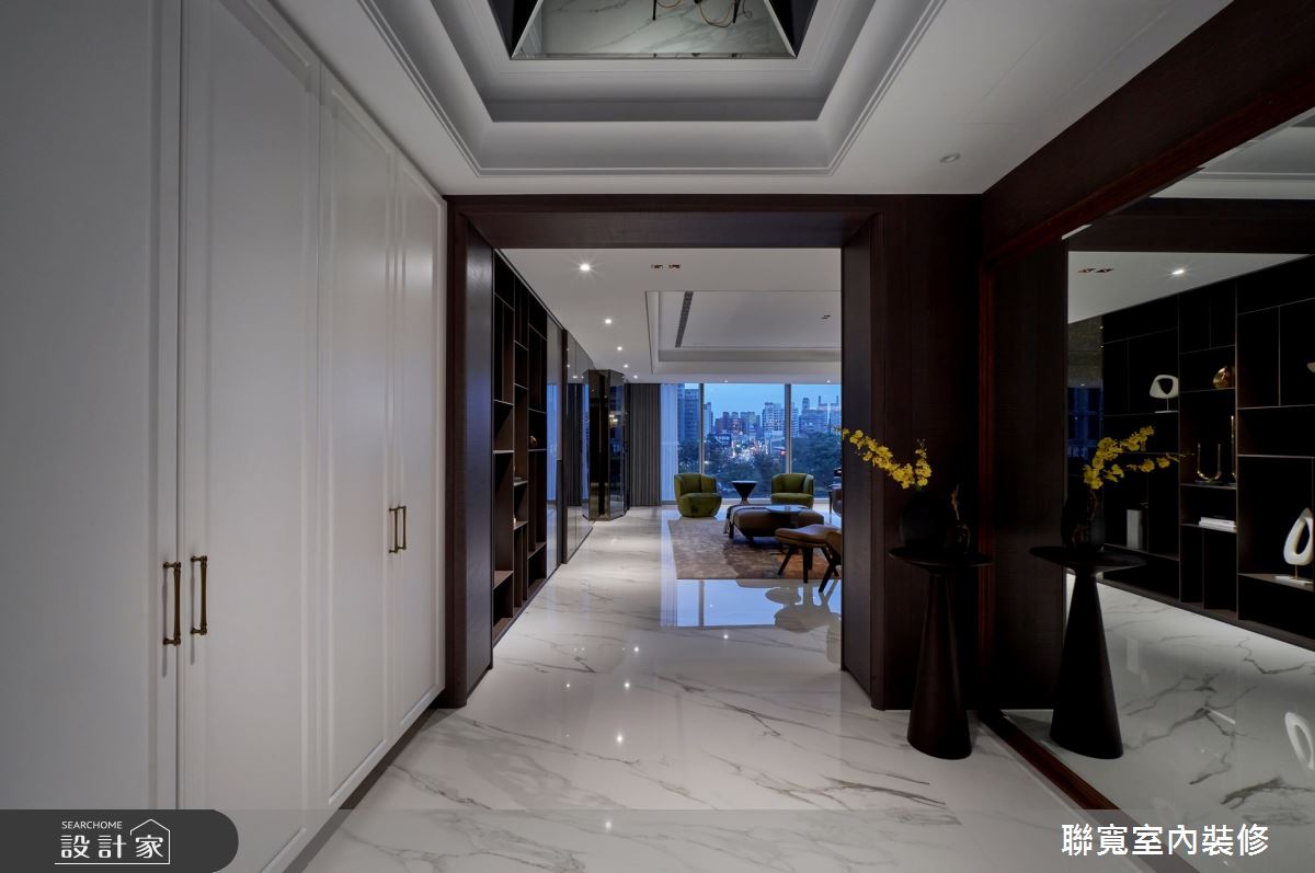 90坪新成屋(5年以下)＿混搭風玄關案例圖片＿聯寬室內裝修有限公司＿聯寬_28之1