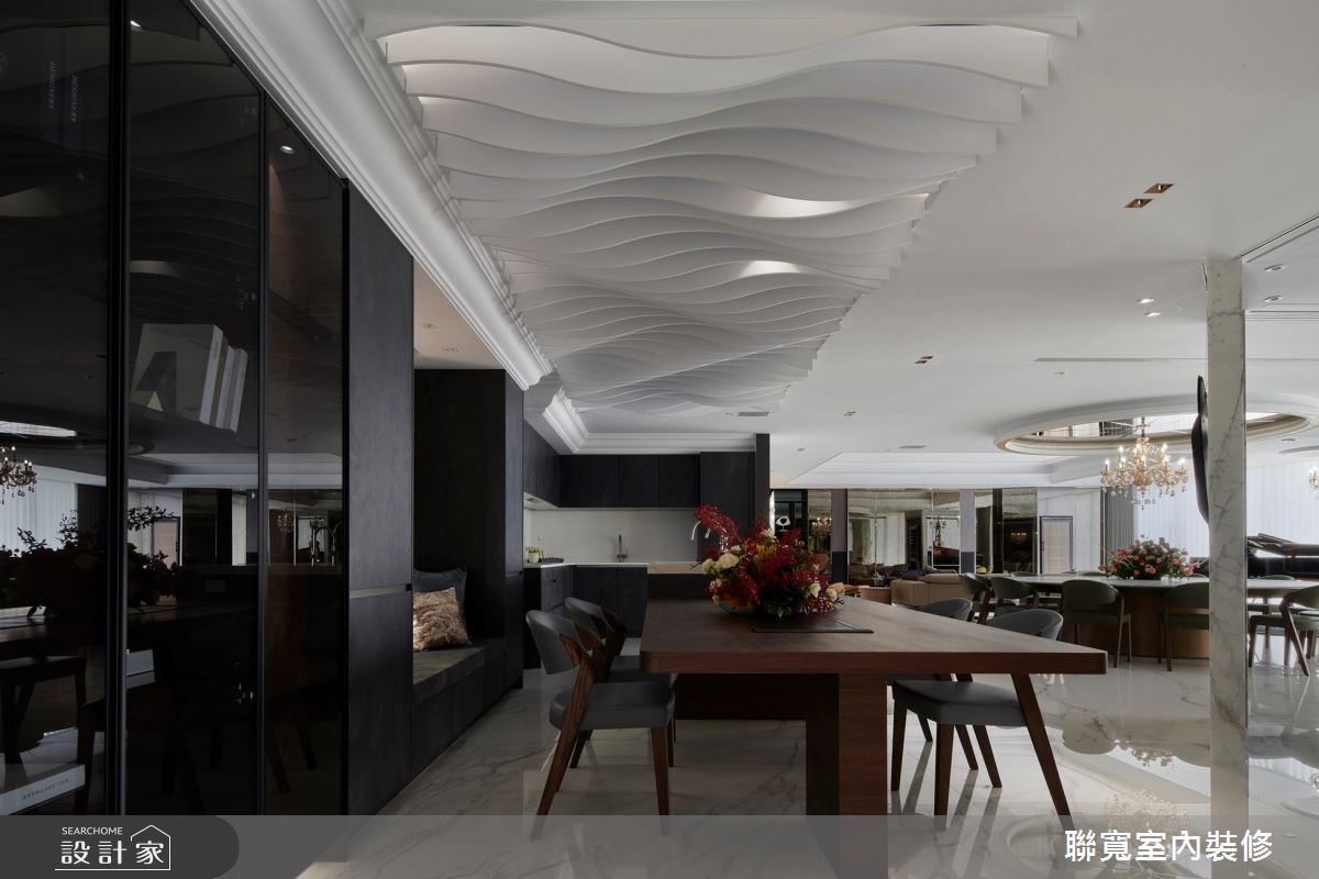90坪新成屋(5年以下)＿混搭風中島案例圖片＿聯寬室內裝修有限公司＿聯寬_28之14