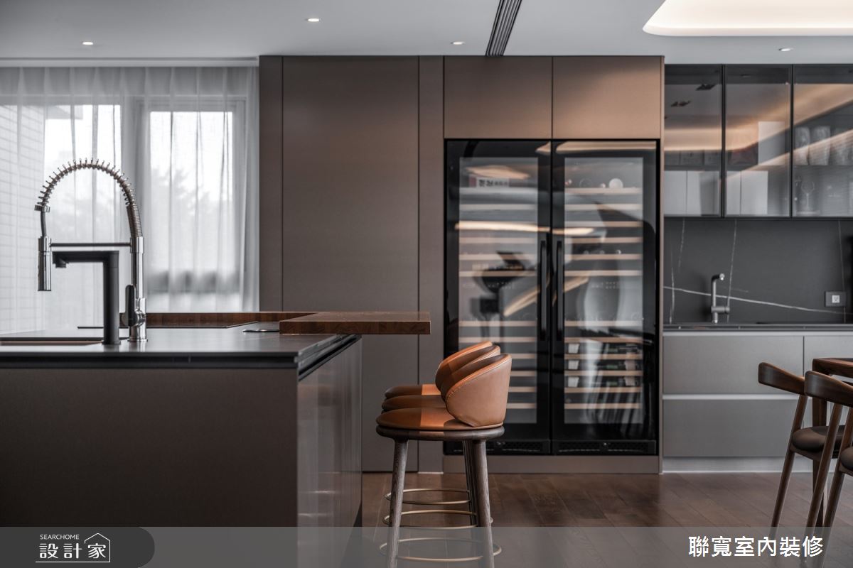 130坪新成屋(5年以下)＿現代風吧檯中島案例圖片＿聯寬室內裝修有限公司＿聯寬_29之15