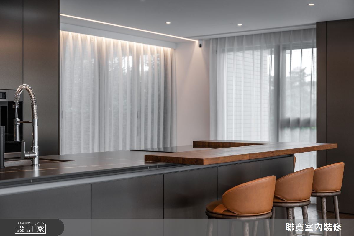 130坪新成屋(5年以下)＿現代風吧檯中島案例圖片＿聯寬室內裝修有限公司＿聯寬_29之14