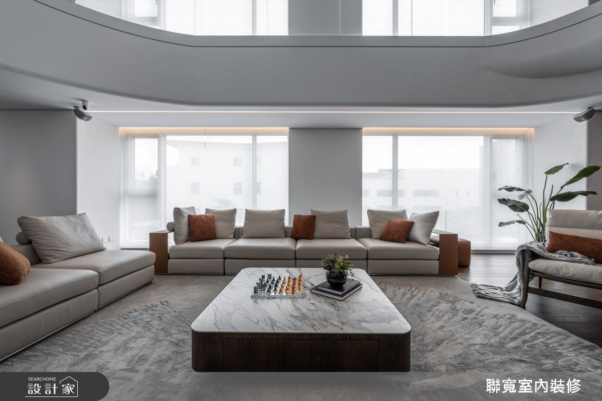 130坪新成屋(5年以下)＿現代風客廳案例圖片＿聯寬室內裝修有限公司＿聯寬_29之6