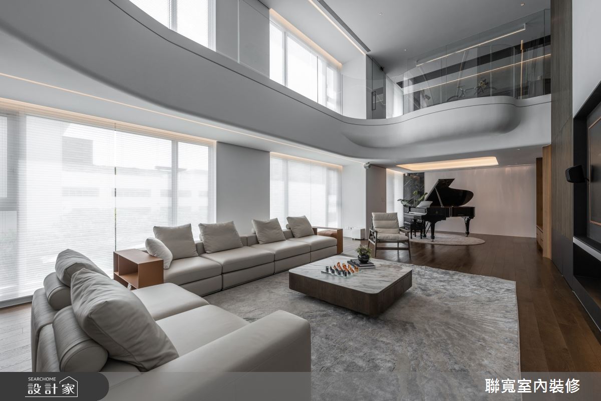 130坪新成屋(5年以下)＿現代風客廳案例圖片＿聯寬室內裝修有限公司＿聯寬_29之7