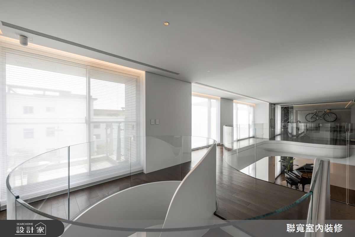 130坪新成屋(5年以下)＿現代風樓梯案例圖片＿聯寬室內裝修有限公司＿聯寬_29之38