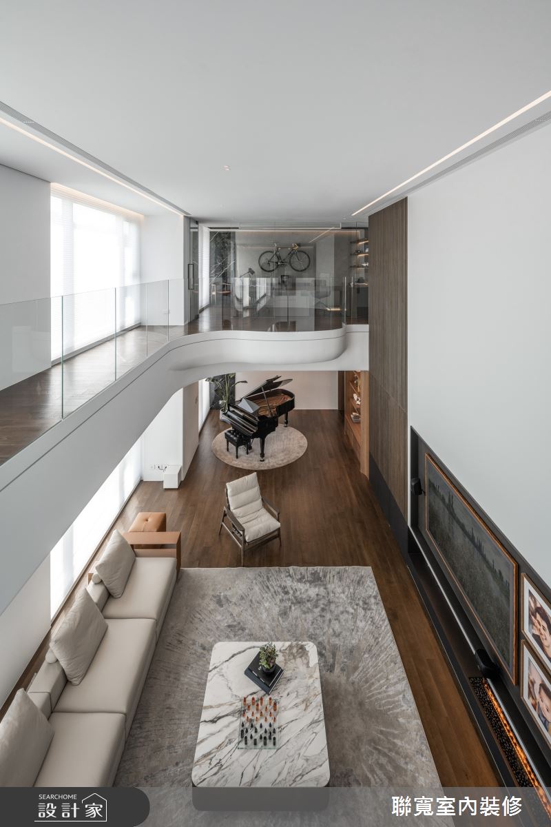 130坪新成屋(5年以下)＿現代風客廳案例圖片＿聯寬室內裝修有限公司＿聯寬_29之37