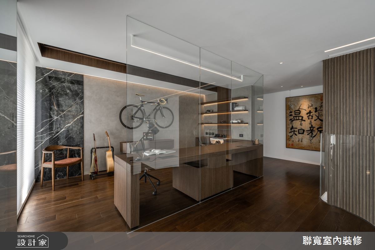 130坪新成屋(5年以下)＿現代風書房工作區多功能室案例圖片＿聯寬室內裝修有限公司＿聯寬_29之39