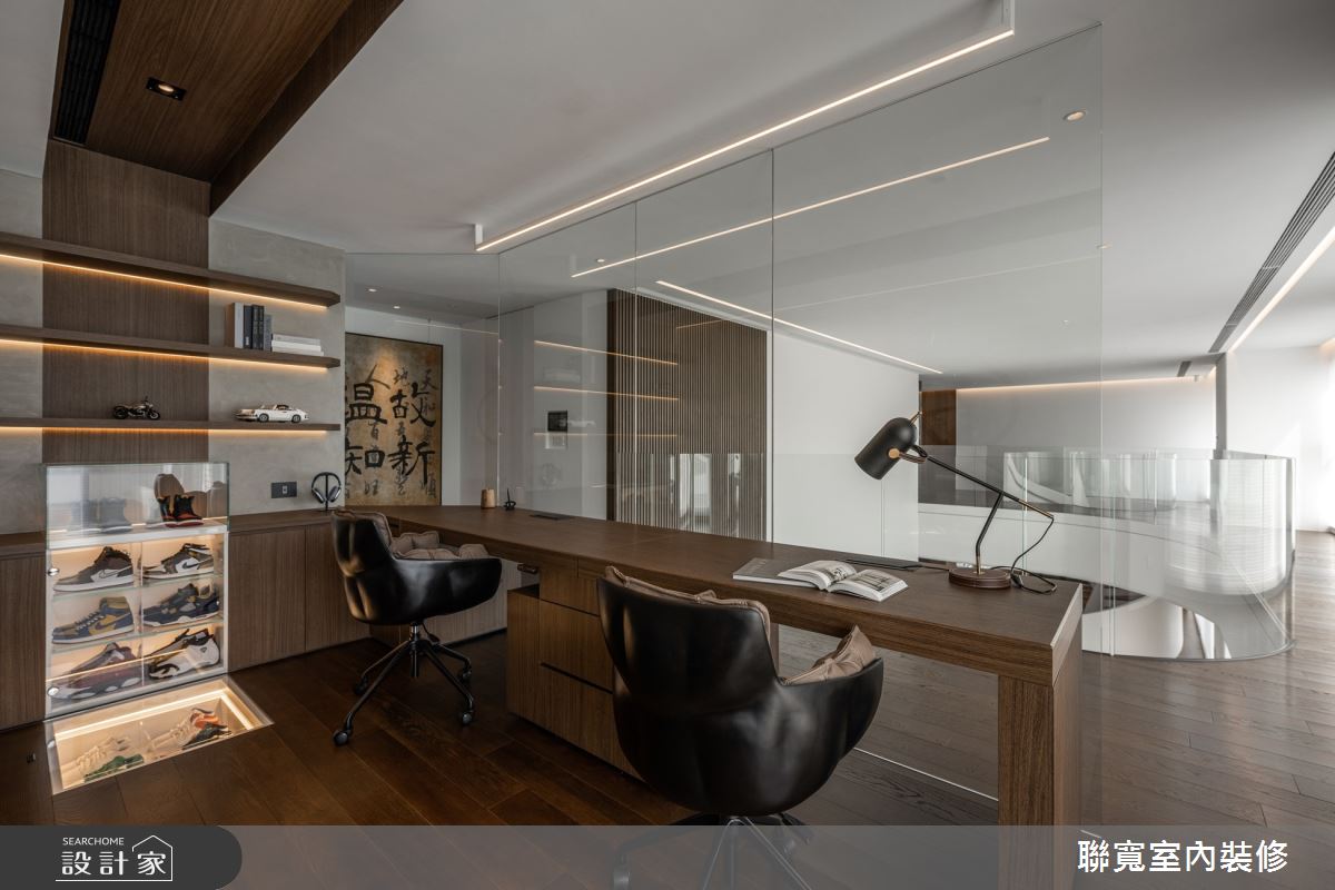 130坪新成屋(5年以下)＿現代風書房工作區多功能室案例圖片＿聯寬室內裝修有限公司＿聯寬_29之41