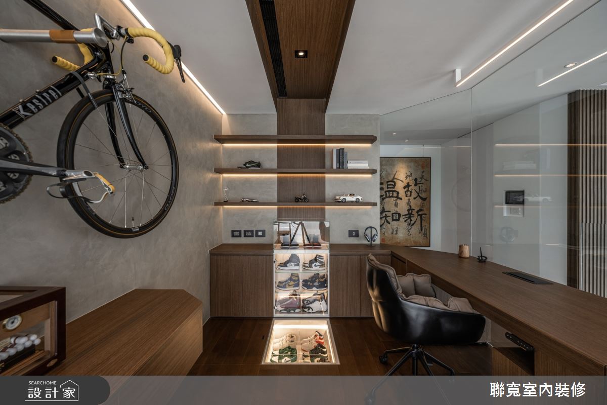 130坪新成屋(5年以下)＿現代風書房工作區案例圖片＿聯寬室內裝修有限公司＿聯寬_29之40
