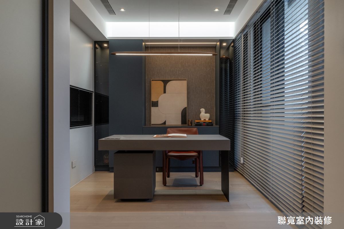 125坪新成屋(5年以下)＿現代風書房工作區案例圖片＿聯寬室內裝修有限公司＿聯寬_30之25