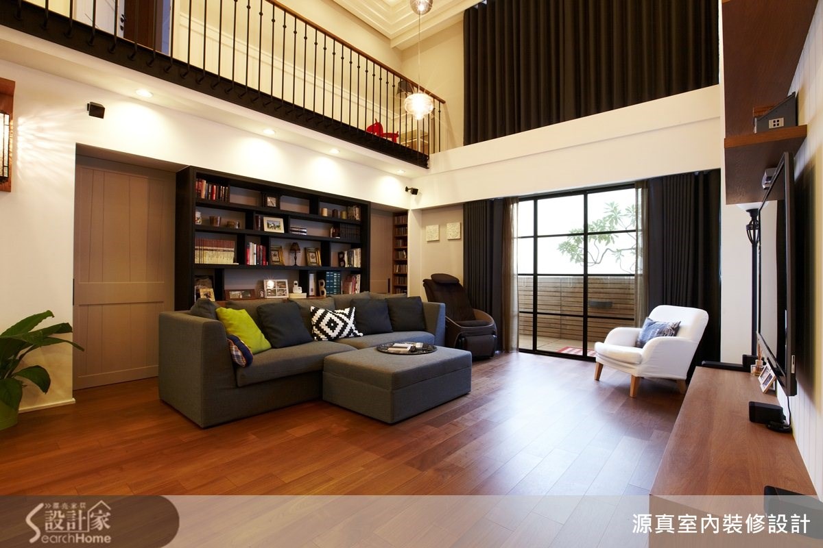 60坪中古屋(5~15年)＿休閒風案例圖片＿源真室內裝修設計＿源真_04之1
