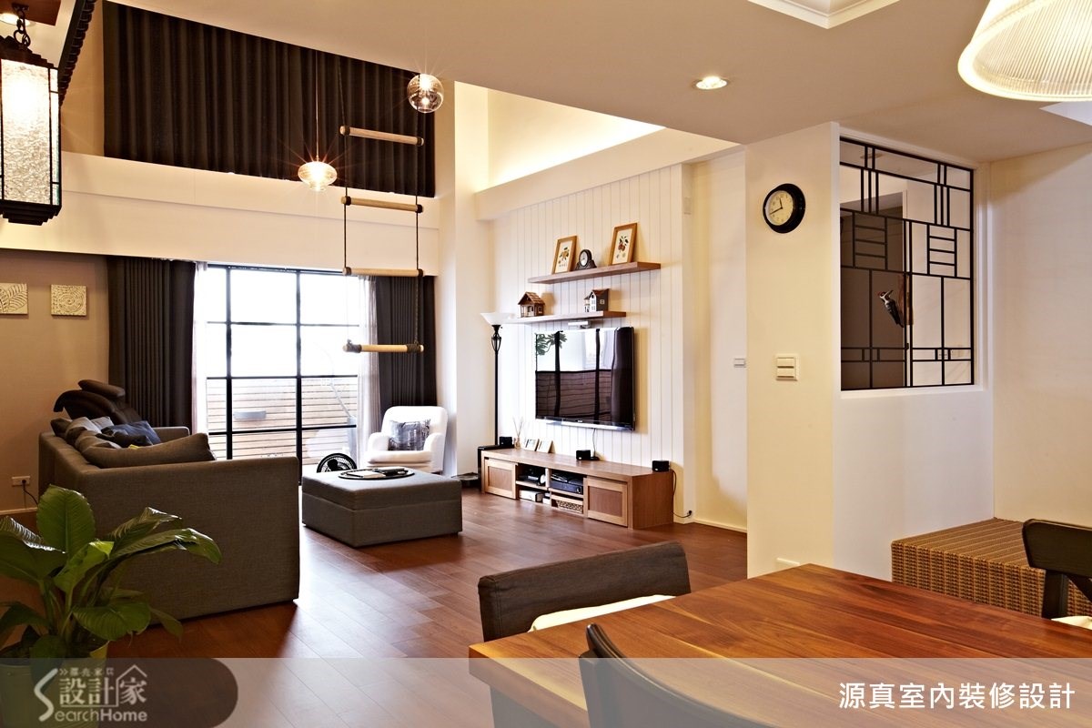 60坪中古屋(5~15年)＿休閒風案例圖片＿源真室內裝修設計＿源真_04之19