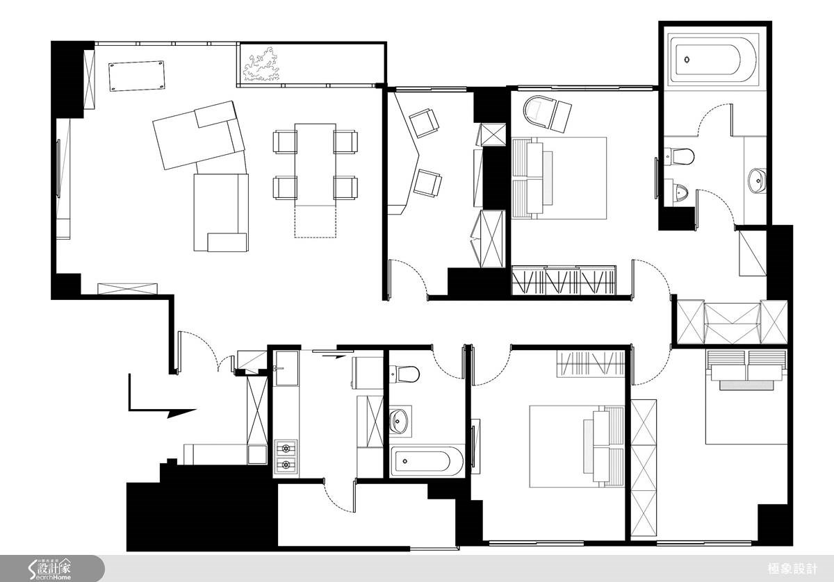 45坪新成屋(5年以下)＿現代風案例圖片＿極象設計＿極象_01之11