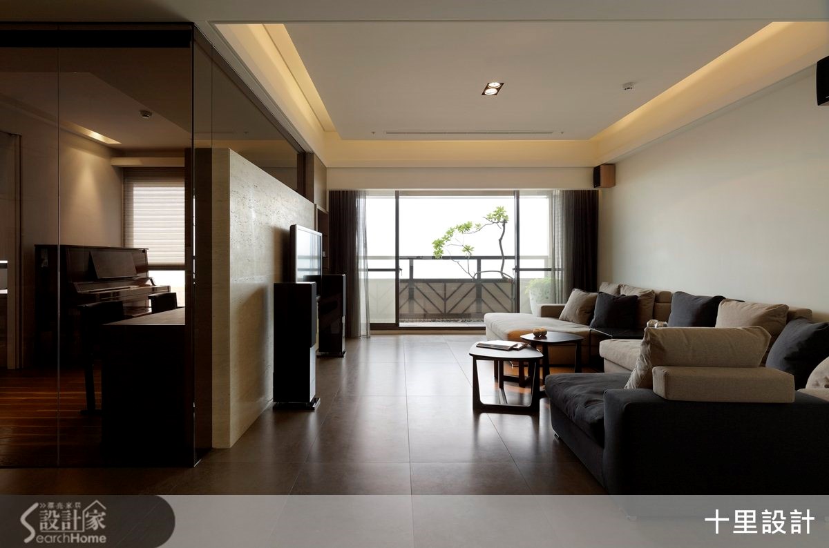 45坪預售屋＿現代風客廳案例圖片＿十里設計＿十里_02之6