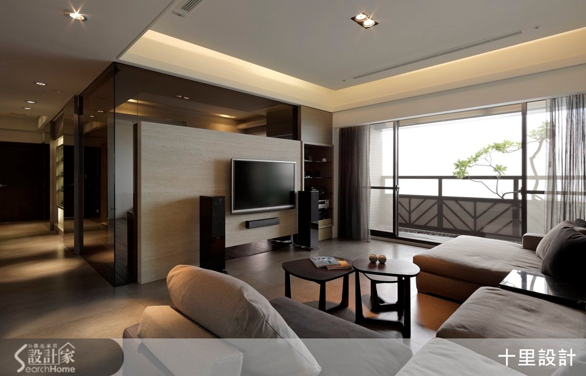 45坪預售屋＿現代風客廳案例圖片＿十里設計＿十里_02之4