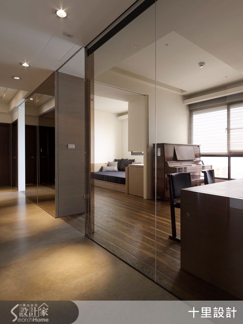 45坪預售屋＿現代風走廊案例圖片＿十里設計＿十里_02之15