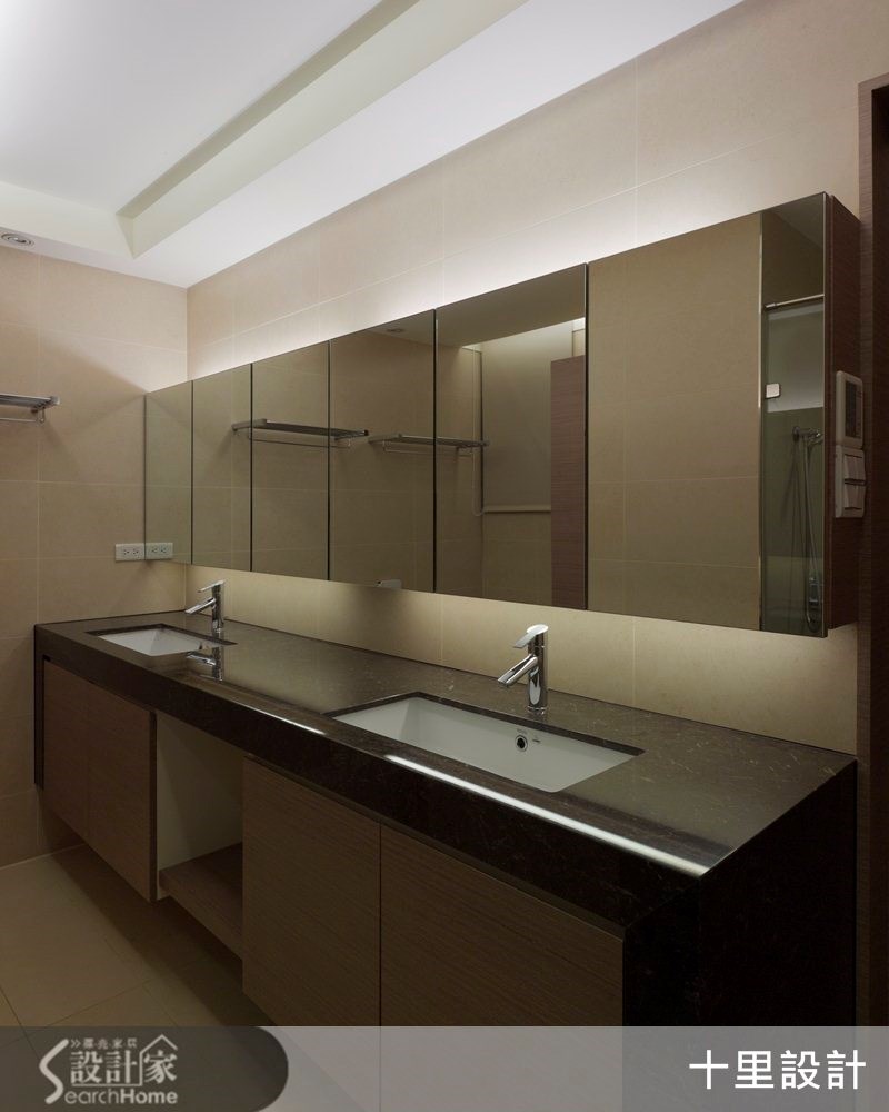 45坪預售屋＿現代風浴室案例圖片＿十里設計＿十里_02之23