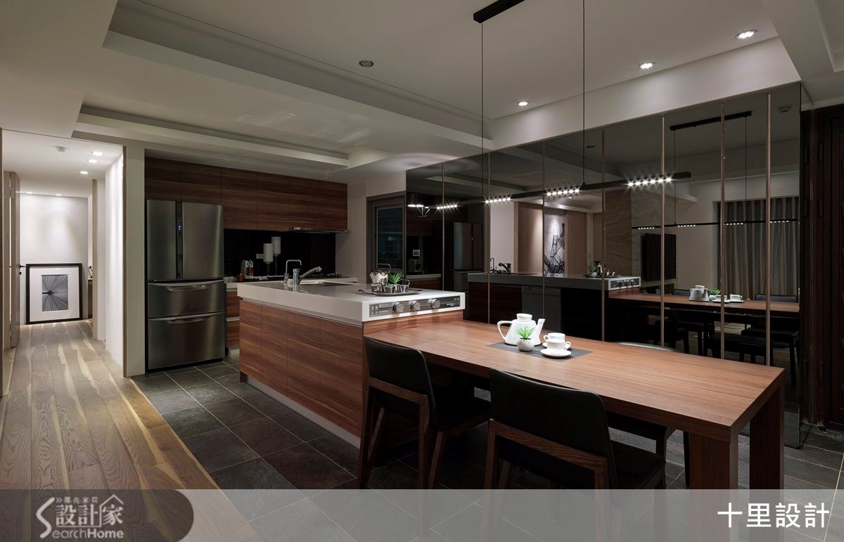 32坪中古屋(5~15年)＿現代風餐廳吧檯案例圖片＿十里設計＿十里_03之8