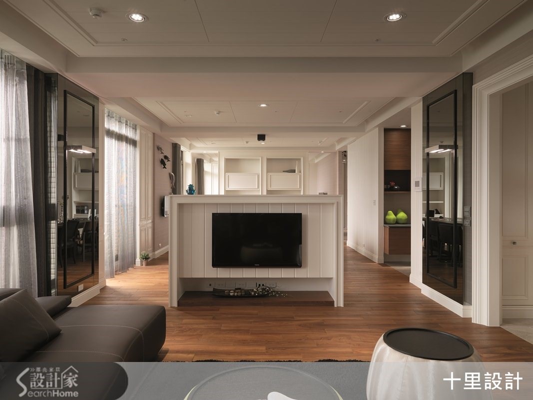 55坪預售屋＿現代風客廳案例圖片＿十里設計＿十里_04之2