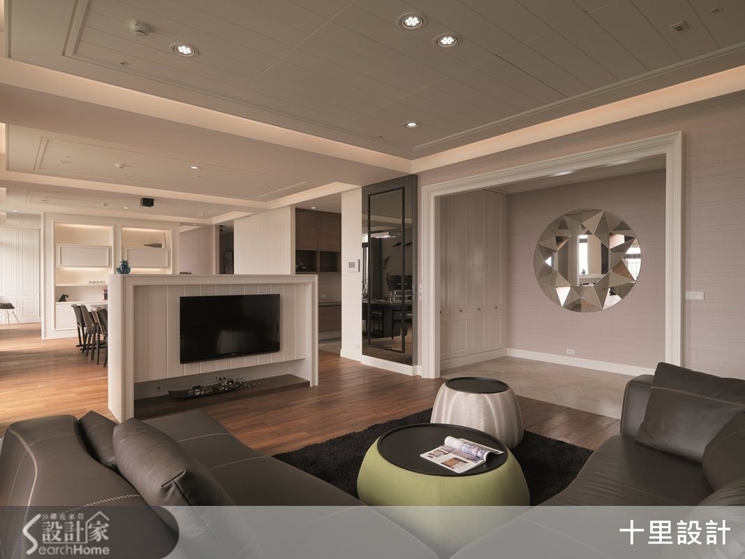 55坪預售屋＿現代風客廳案例圖片＿十里設計＿十里_04之3