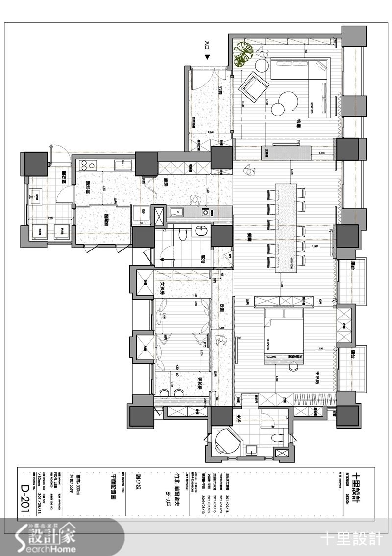 55坪預售屋＿現代風案例圖片＿十里設計＿十里_04之18