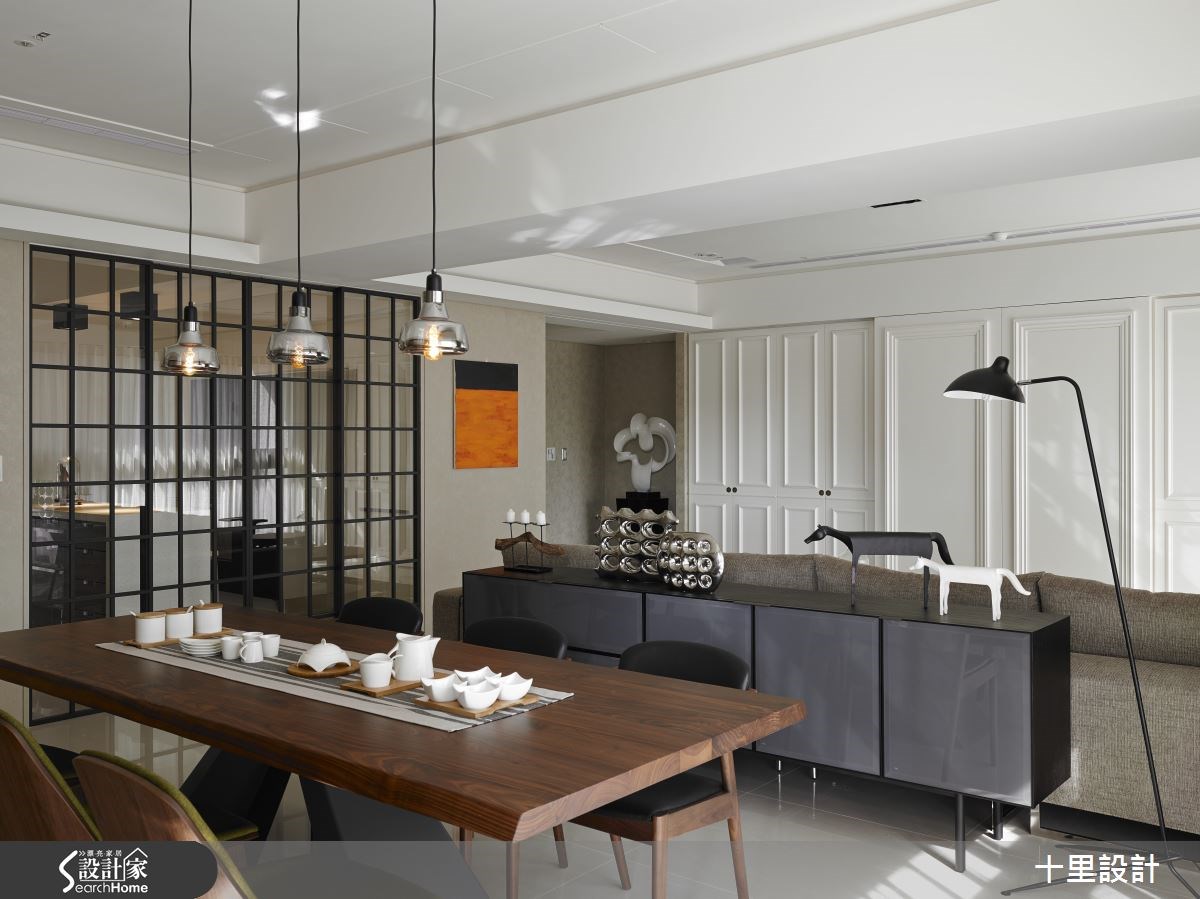 45坪新成屋(5年以下)＿混搭風客廳餐廳案例圖片＿十里設計＿十里_05之6