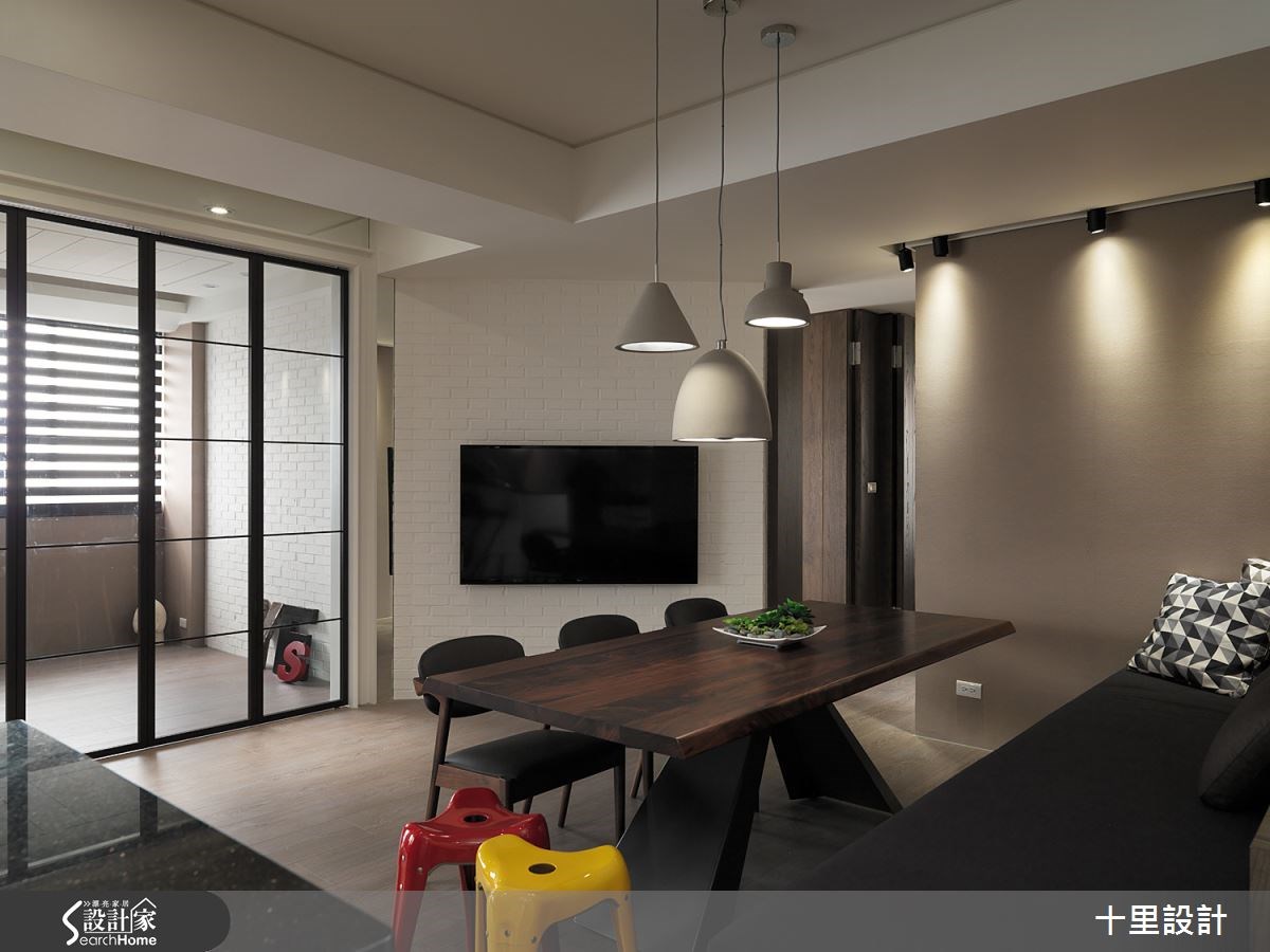 40坪新成屋(5年以下)＿現代風餐廳案例圖片＿十里設計＿十里_08之5