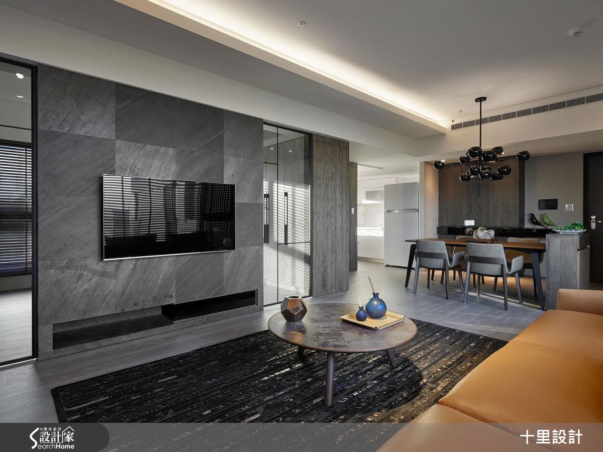 預售屋＿現代風客廳餐廳案例圖片＿十里設計＿十里_10之7