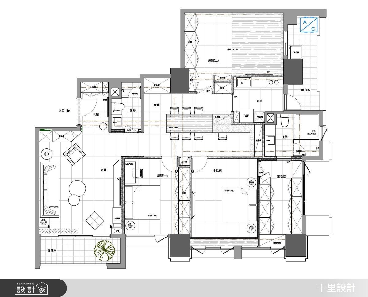 43坪預售屋＿現代風案例圖片＿十里設計＿十里_17之16
