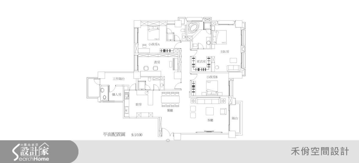 60坪新成屋(5年以下)＿現代風案例圖片＿禾佾空間設計事務所＿禾佾_03之12