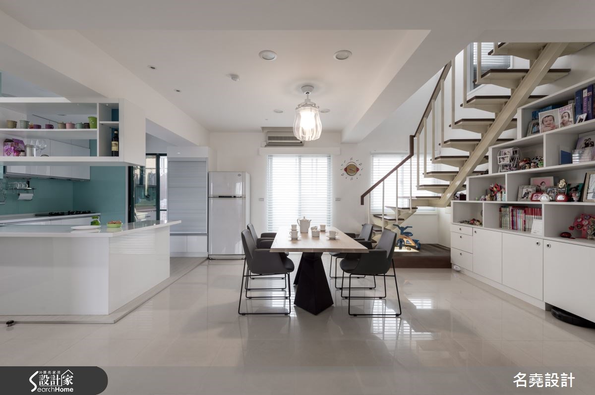 中古屋(5~15年)＿現代風餐廳廚房樓梯案例圖片＿名堯設計有限公司＿名堯_12之6