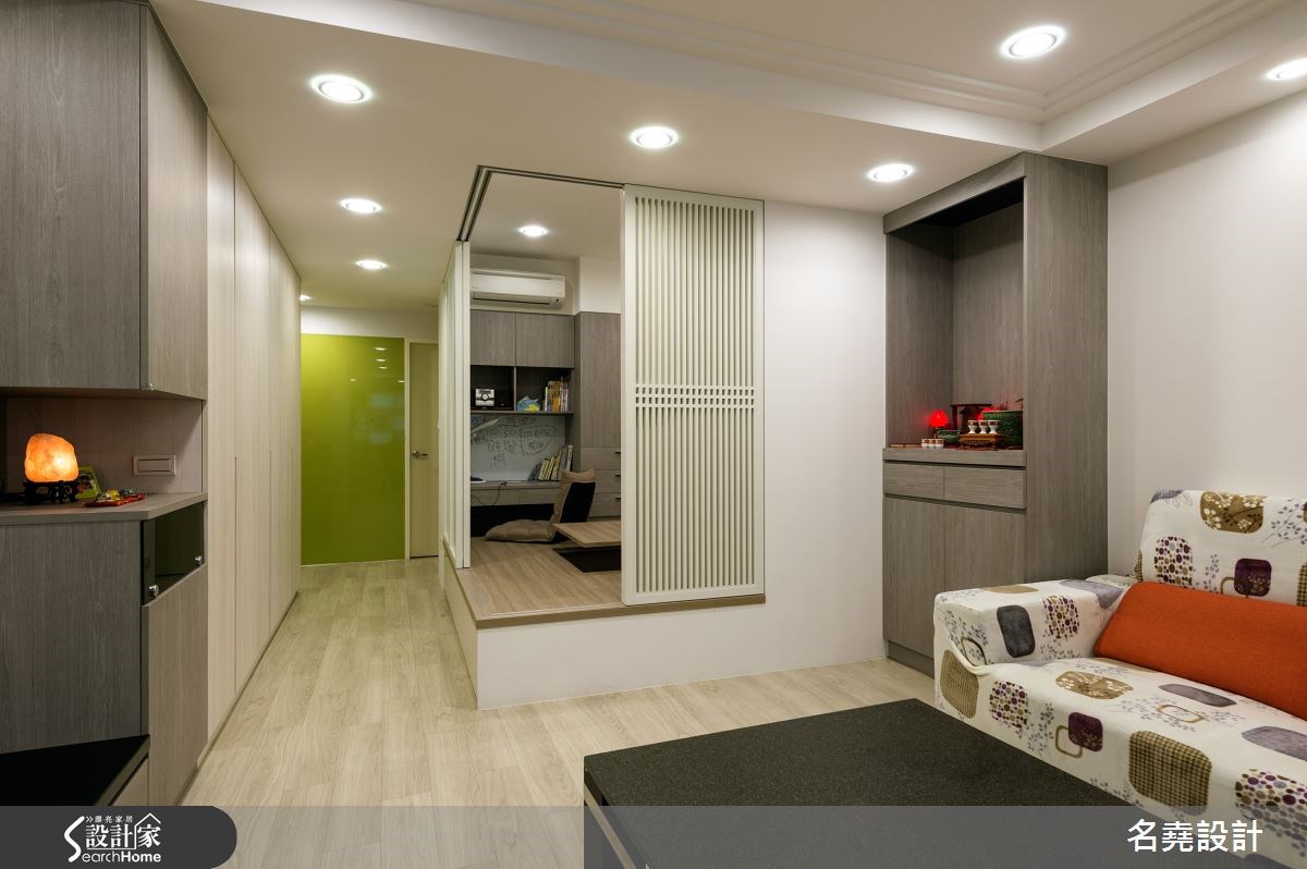 26坪老屋(16~30年)＿休閒風客廳和室走廊案例圖片＿名堯設計有限公司＿名堯_16之7