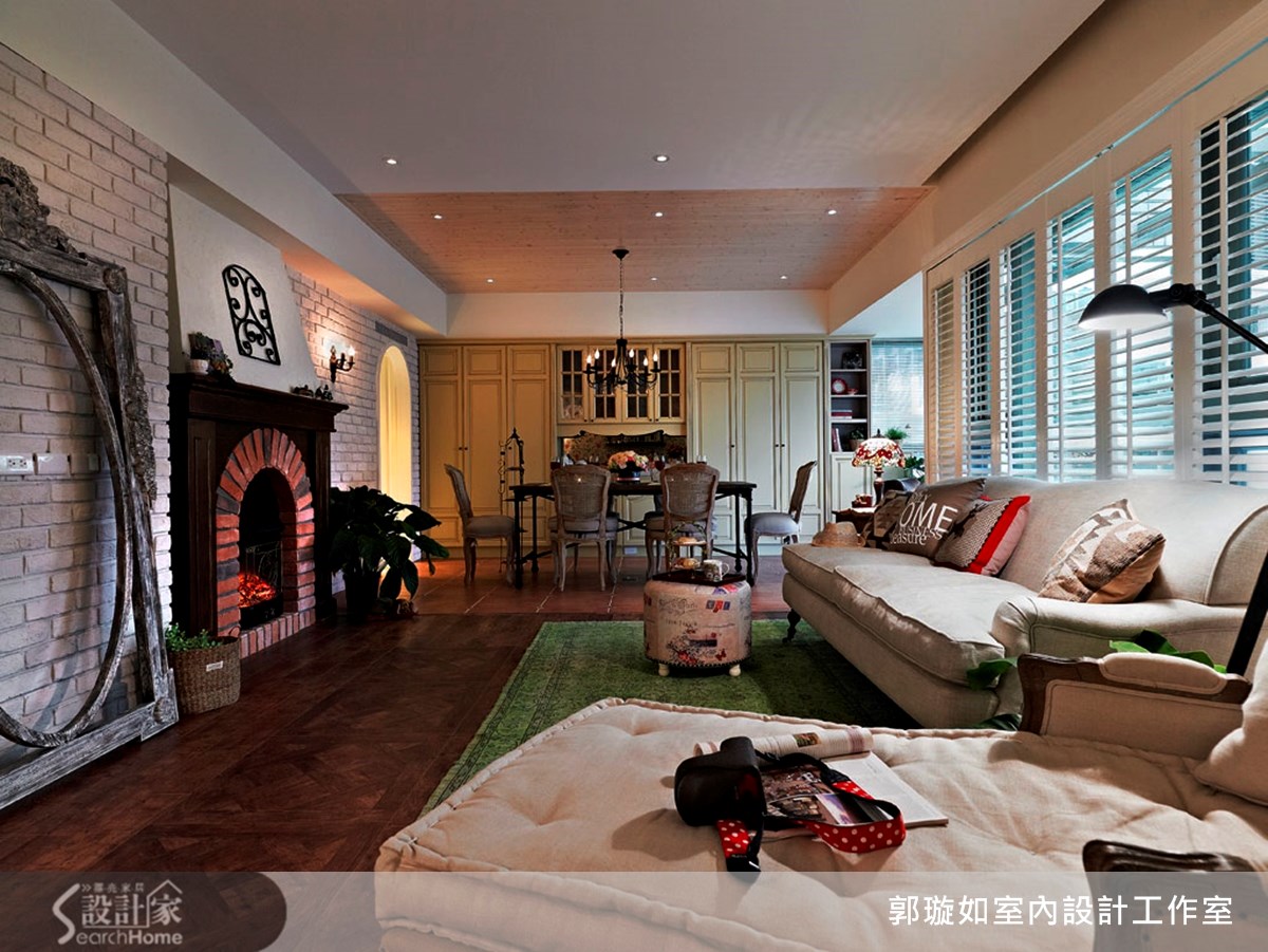 35坪中古屋(5~15年)＿鄉村風案例圖片＿郭璇如室內設計工作室＿郭璇如_10之2