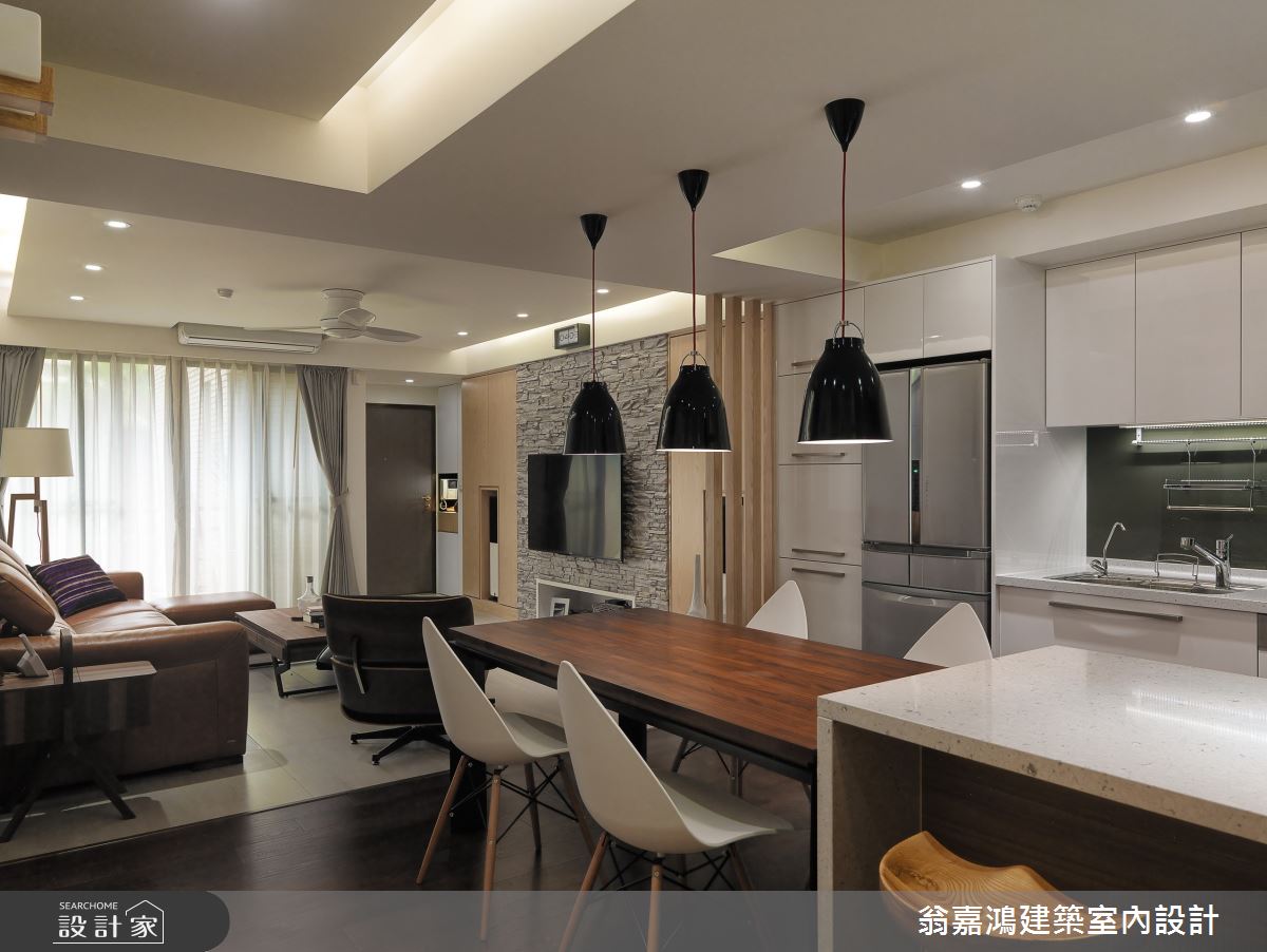 40坪老屋(16~30年)＿簡約風案例圖片＿翁嘉鴻建築室內設計｜懷生設計＿懷生_2.台北-C House之4