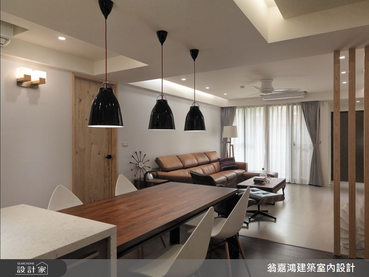 40坪老屋(16~30年)＿簡約風案例圖片＿翁嘉鴻建築室內設計｜懷生設計＿懷生_2.台北-C House之5