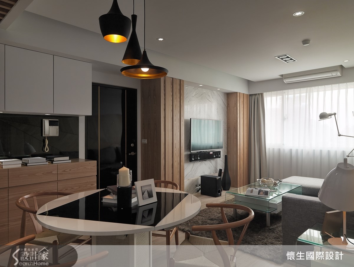 30坪老屋(16~30年)＿北歐風客廳餐廳案例圖片＿翁嘉鴻建築室內設計｜懷生設計＿懷生_3.台北-L House之2
