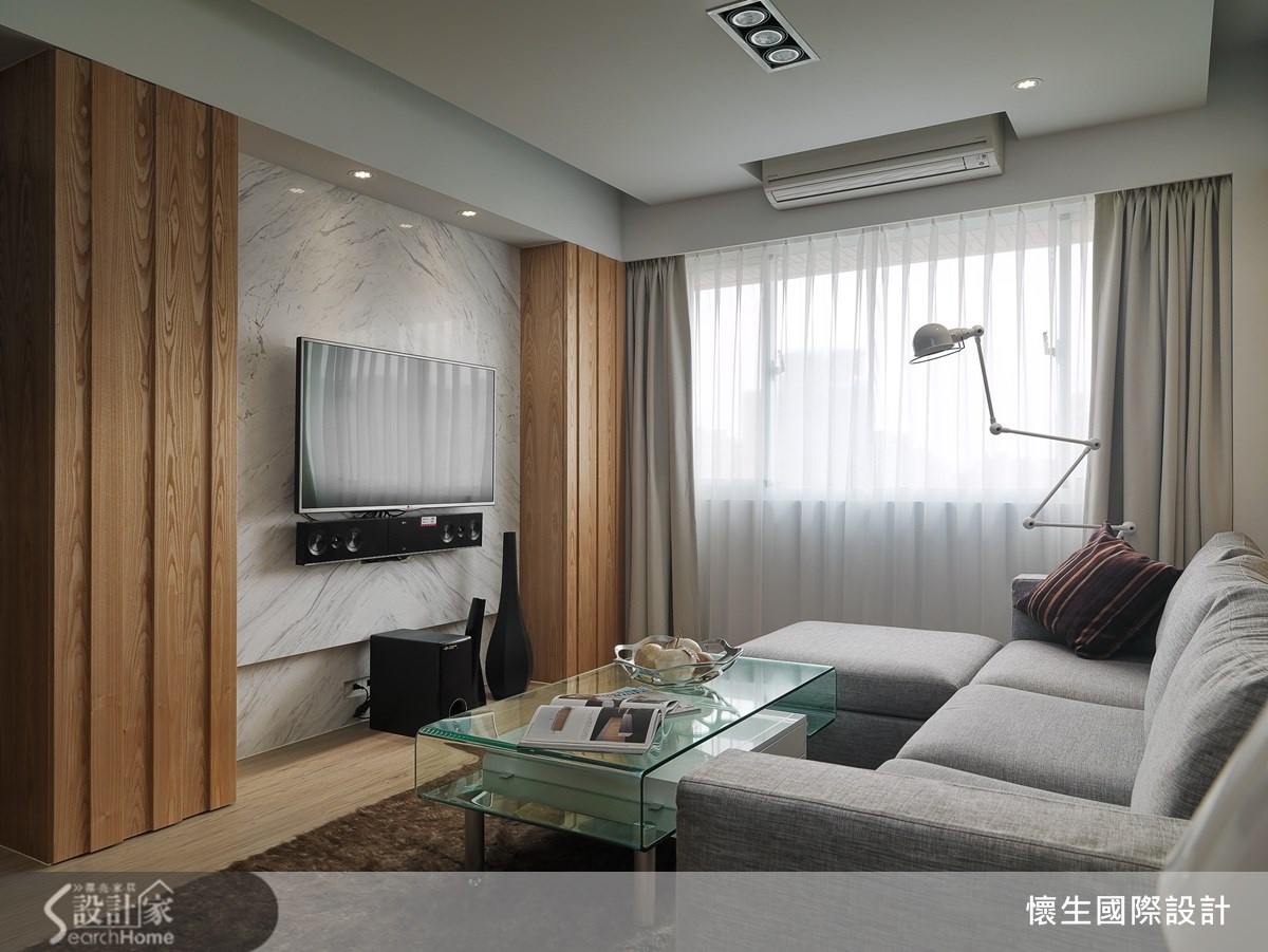 30坪老屋(16~30年)＿北歐風客廳案例圖片＿翁嘉鴻建築室內設計｜懷生設計＿懷生_3.台北-L House之7