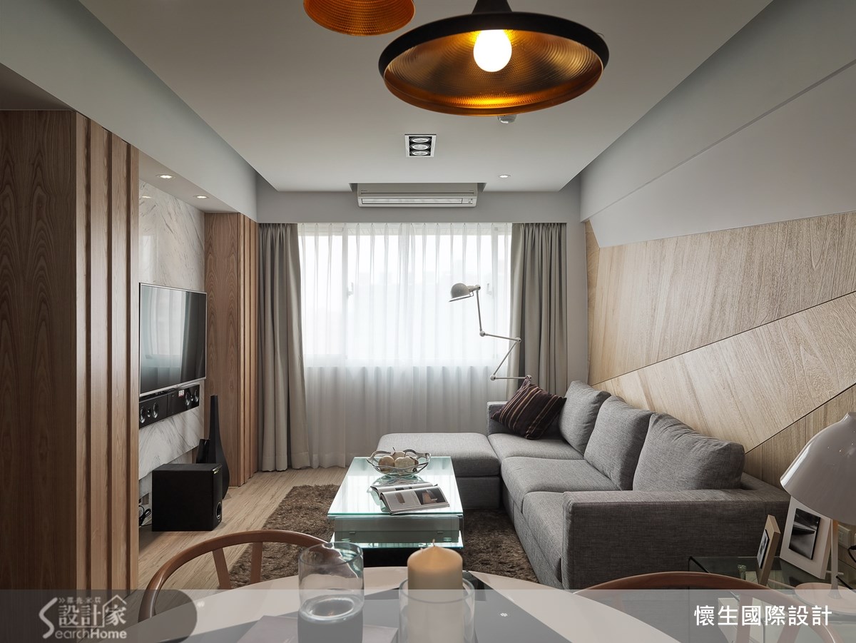 30坪老屋(16~30年)＿北歐風客廳案例圖片＿翁嘉鴻建築室內設計｜懷生設計＿懷生_3.台北-L House之4