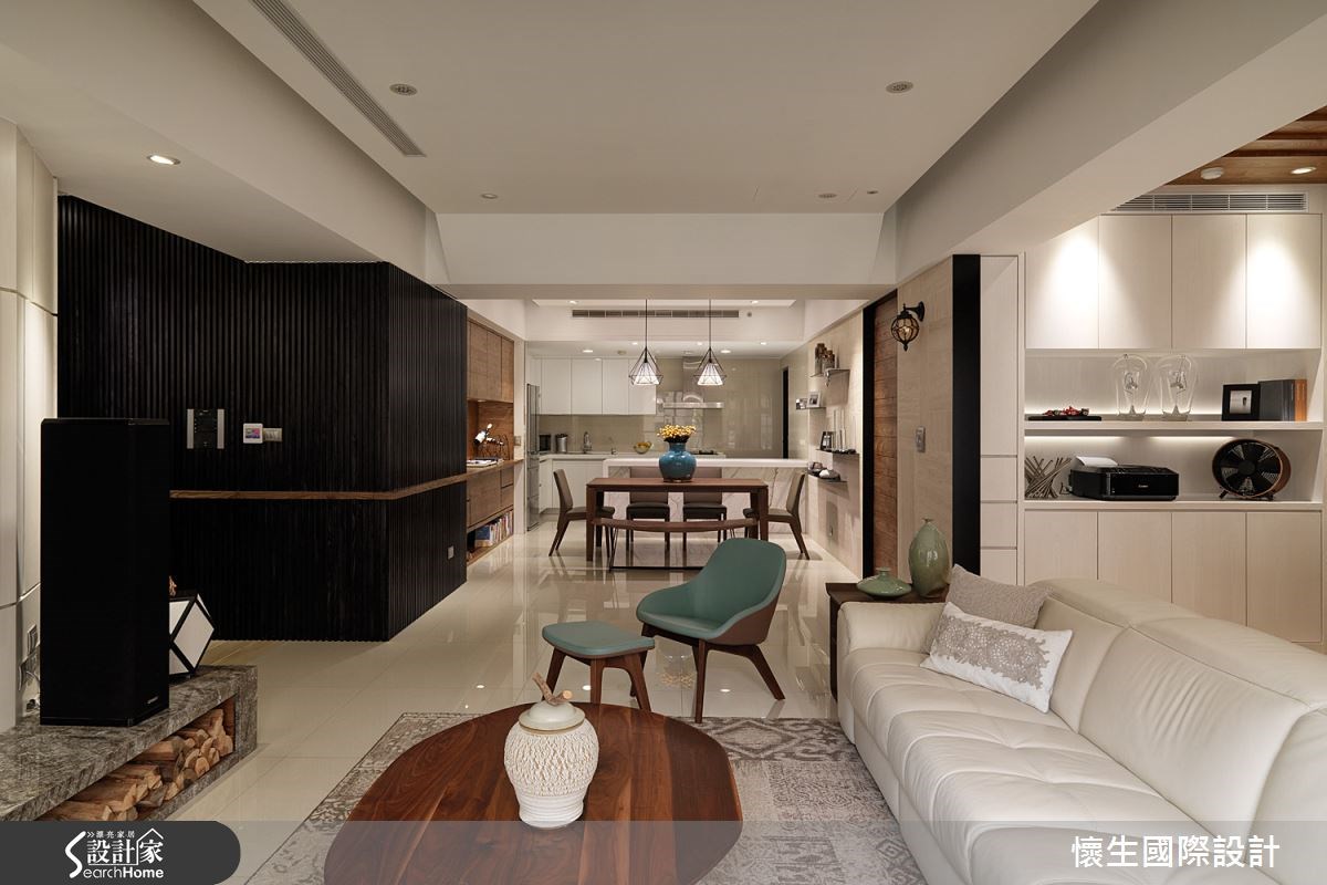 60坪老屋(16~30年)＿休閒風客廳餐廳案例圖片＿翁嘉鴻建築室內設計｜懷生設計＿懷生_6.三重-G House之14