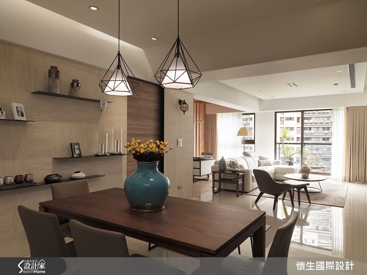 60坪老屋(16~30年)＿休閒風客廳餐廳案例圖片＿翁嘉鴻建築室內設計｜懷生設計＿懷生_6.三重-G House之15