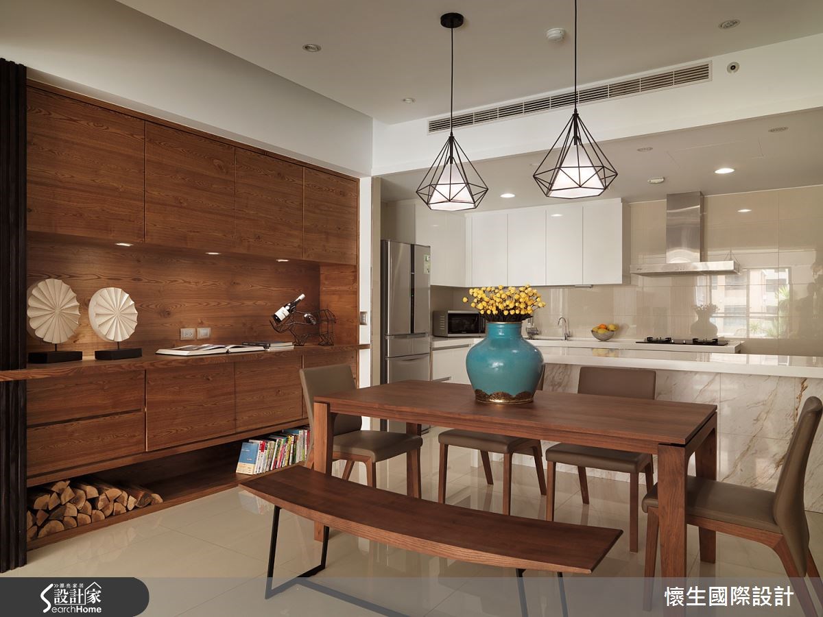 60坪老屋(16~30年)＿休閒風餐廳廚房案例圖片＿翁嘉鴻建築室內設計｜懷生設計＿懷生_6.三重-G House之7
