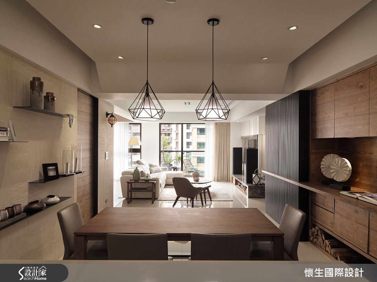 60坪老屋(16~30年)＿休閒風客廳餐廳案例圖片＿翁嘉鴻建築室內設計｜懷生設計＿懷生_6.三重-G House之9