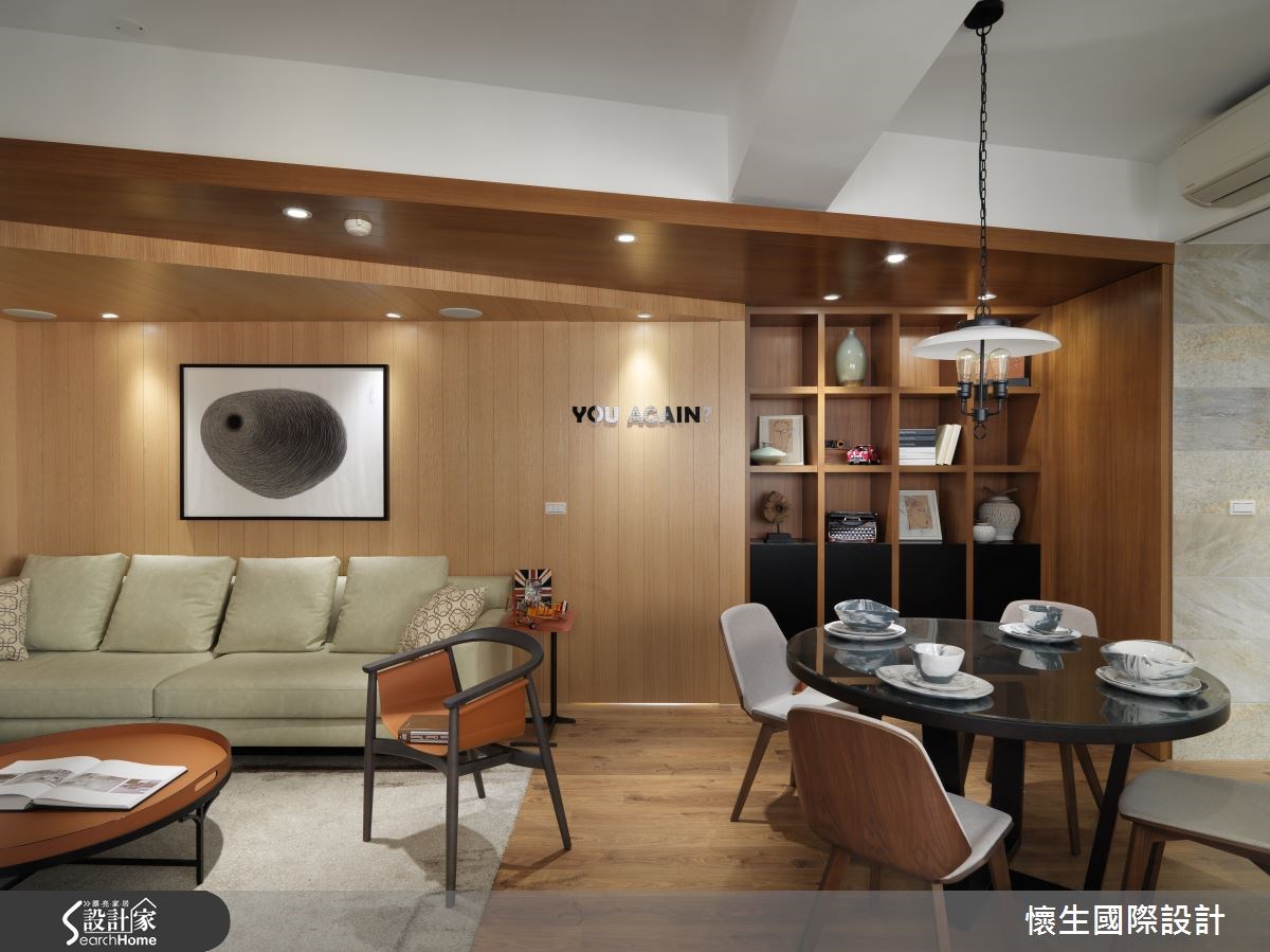 40坪老屋(16~30年)＿北歐風客廳餐廳案例圖片＿翁嘉鴻建築室內設計｜懷生設計＿懷生_9.新竹-L House之3