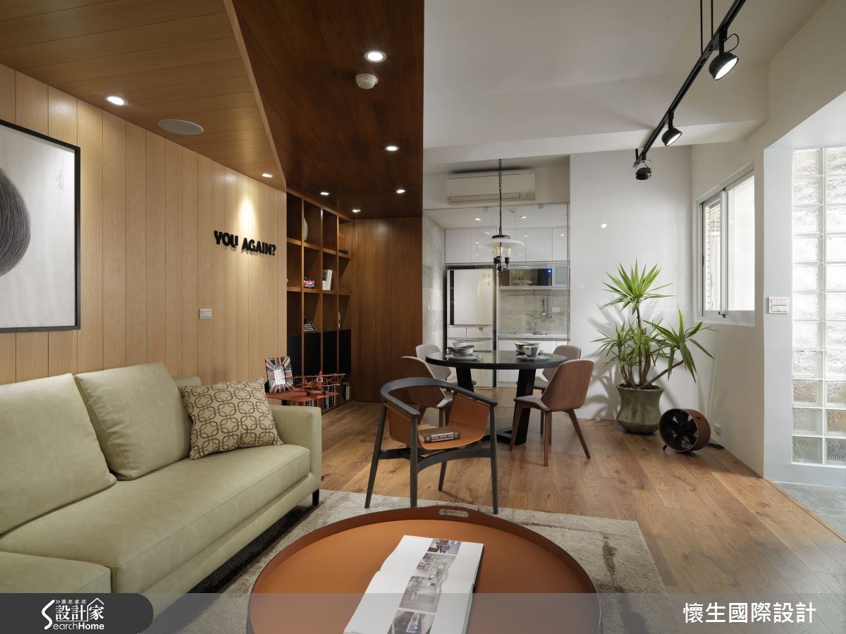 40坪老屋(16~30年)＿北歐風客廳餐廳案例圖片＿翁嘉鴻建築室內設計｜懷生設計＿懷生_9.新竹-L House之9