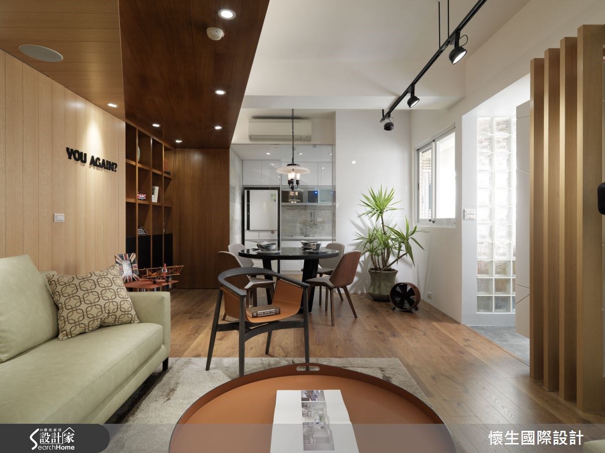 40坪老屋(16~30年)＿北歐風客廳餐廳案例圖片＿翁嘉鴻建築室內設計｜懷生設計＿懷生_9.新竹-L House之10