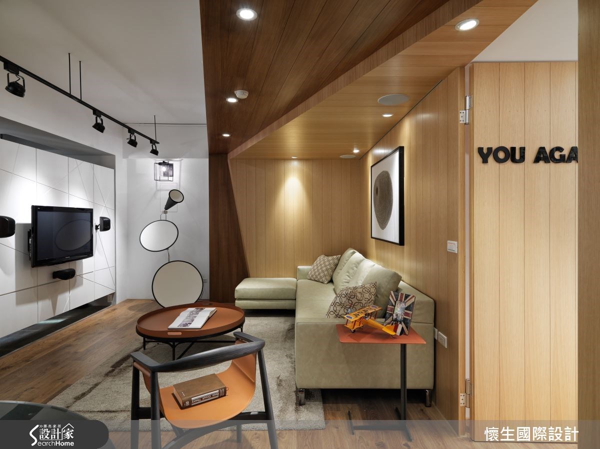 40坪老屋(16~30年)＿北歐風客廳案例圖片＿翁嘉鴻建築室內設計｜懷生設計＿懷生_9.新竹-L House之15