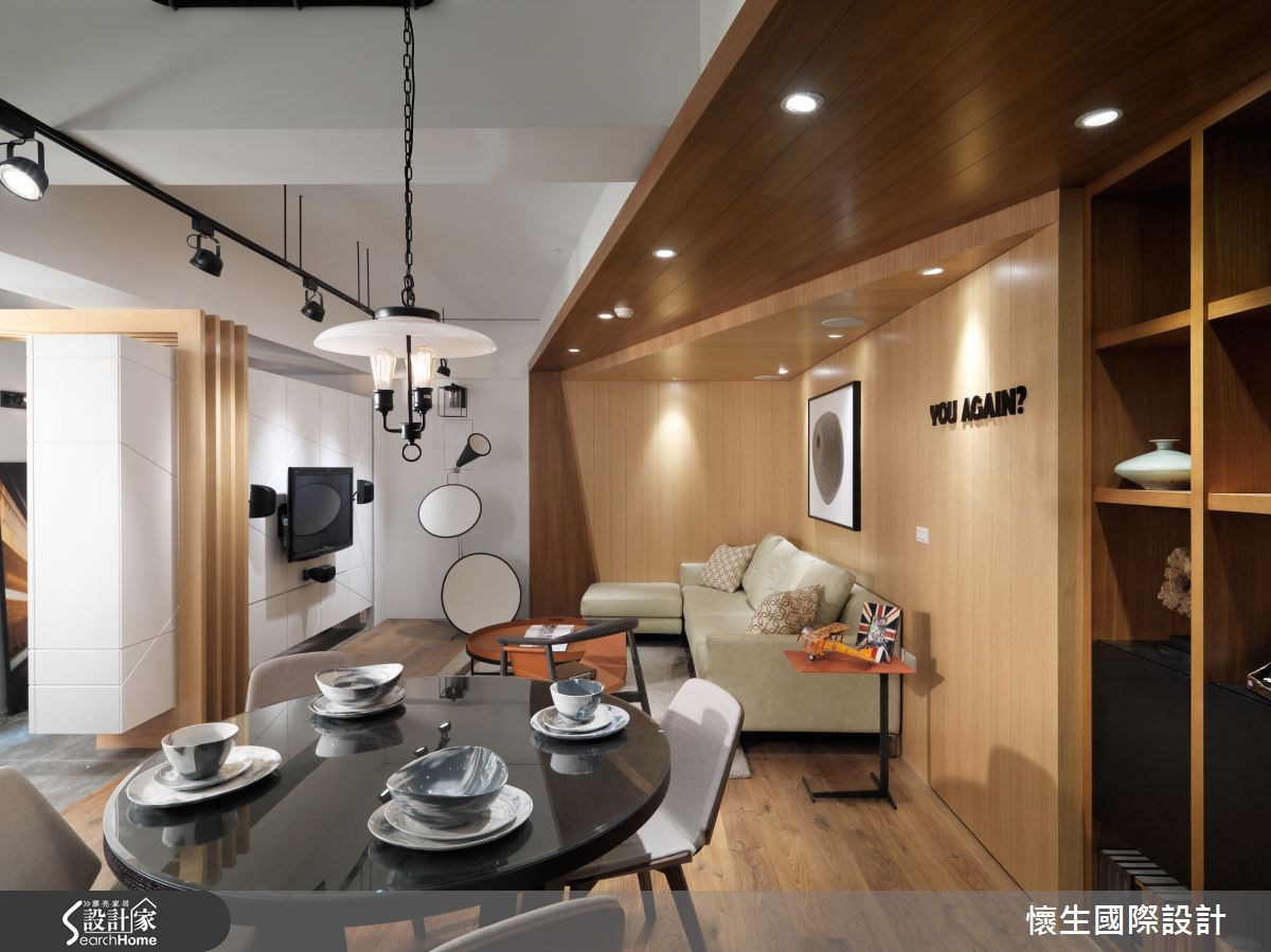 40坪老屋(16~30年)＿北歐風客廳餐廳案例圖片＿翁嘉鴻建築室內設計｜懷生設計＿懷生_9.新竹-L House之16