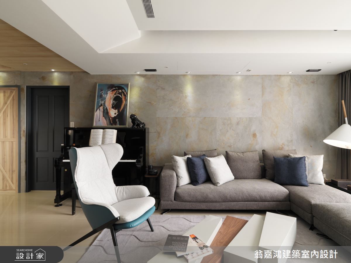 60坪新成屋(5年以下)＿北歐風案例圖片＿翁嘉鴻建築室內設計｜懷生設計＿懷生_11.台中-W House之7