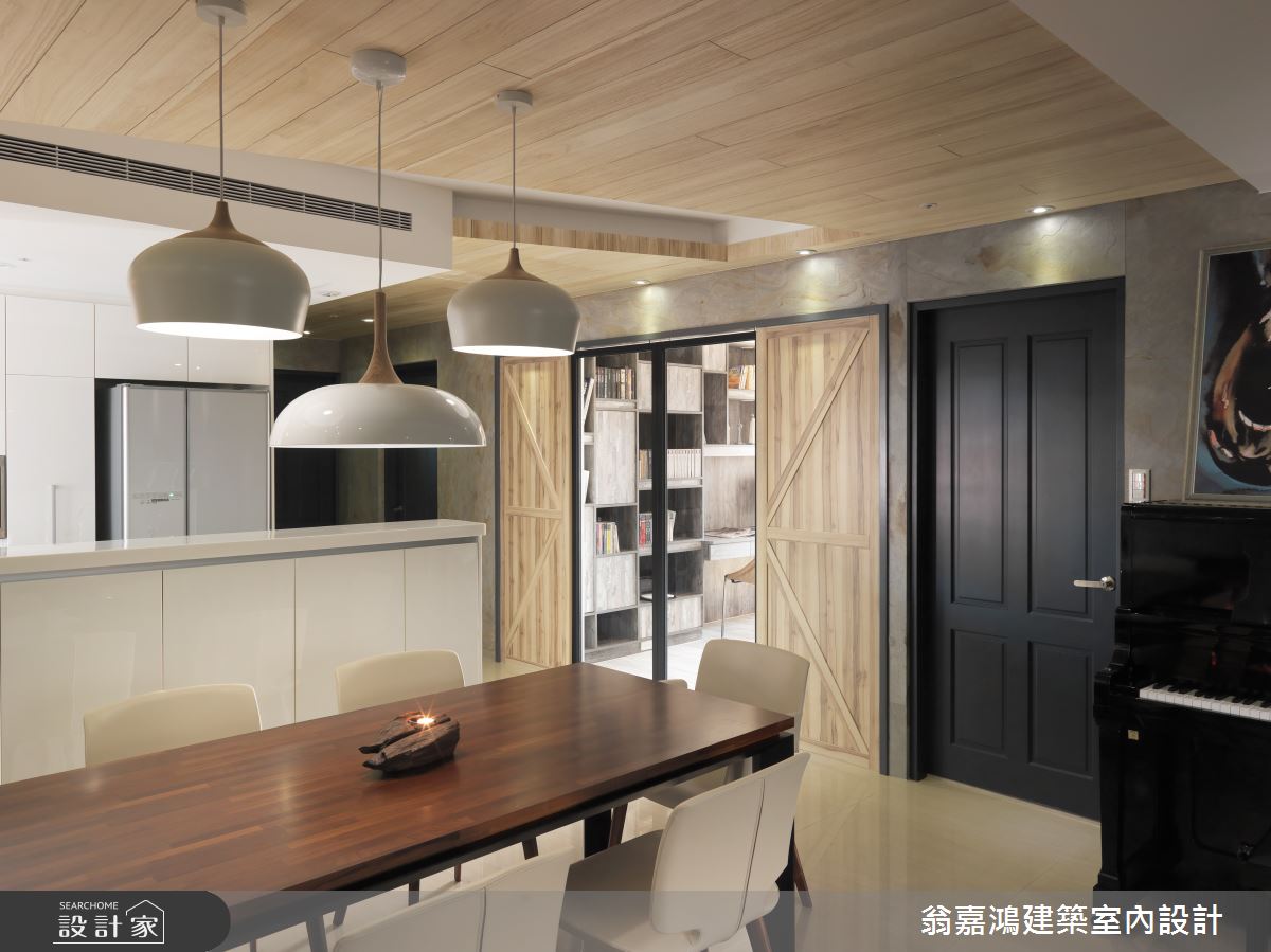 60坪新成屋(5年以下)＿北歐風案例圖片＿翁嘉鴻建築室內設計｜懷生設計＿懷生_11.台中-W House之23