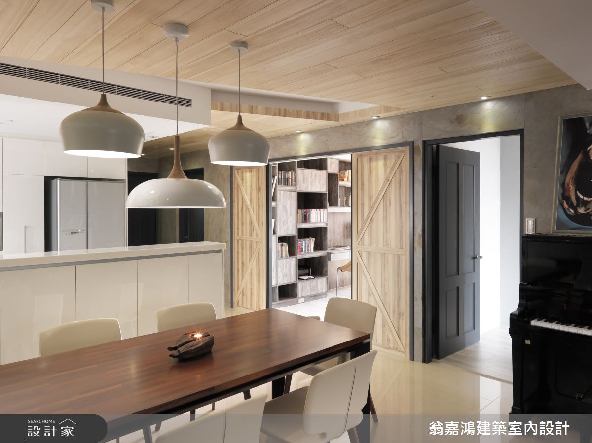 60坪新成屋(5年以下)＿北歐風案例圖片＿翁嘉鴻建築室內設計｜懷生設計＿懷生_11.台中-W House之24